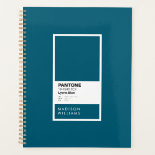 Personalised Lyons Blue Notebook   Custom Name Planner