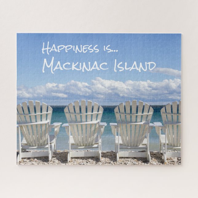 Personalised Mackinac Island Jigsaw Puzzle (Horizontal)