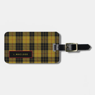 Personalised MacLeod of Lewis Mens Luggage Tag