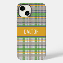 Personalised Madras Plaid Phone Case