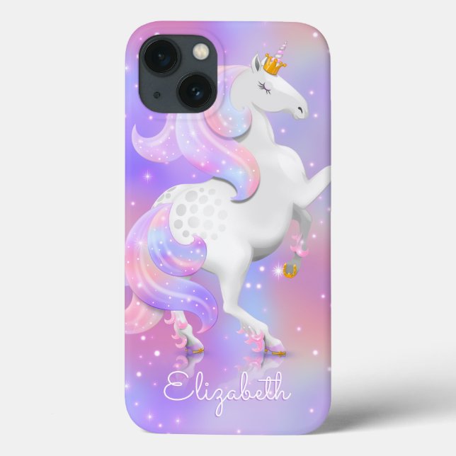 Personalised Magical Pink Unicorn  Case-Mate iPhon Case-Mate iPhone Case (Back)