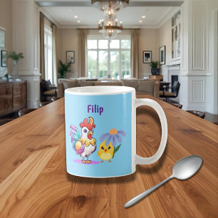 Personalised Magical Rooster Mug