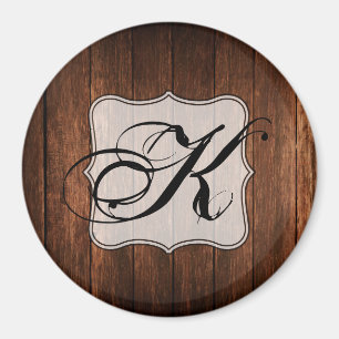 Personalised Magnet Barn Wood Country Rustic
