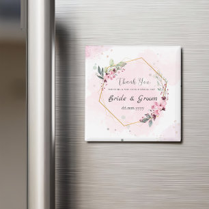 Personalised Magnet Wedding Favours for Guest