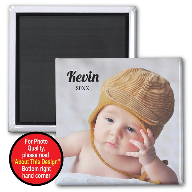 Personalised magnet with photo (Creator Uploaded)