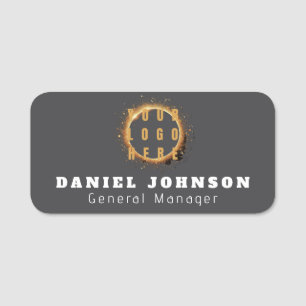 Personalised Magnetic Company Employee Name Tag