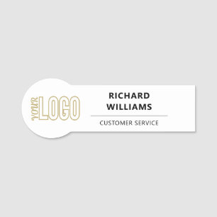 Personalised Magnetic Employee Badges with Company