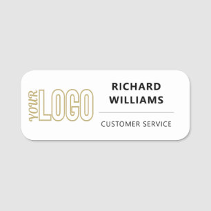 Personalised Magnetic Employee Badges with Company