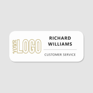 Personalised Magnetic Employee Badges with Company