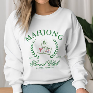 Personalised Mahjong Social Club Sweatshirt