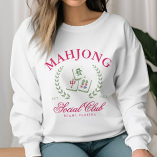 Personalised Mahjong Social Club Sweatshirt