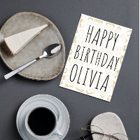 Personalised Mahjong tiles happy birthday card