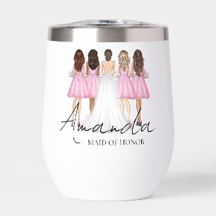 Personalised Maid Of Honour Custom Name Gift
