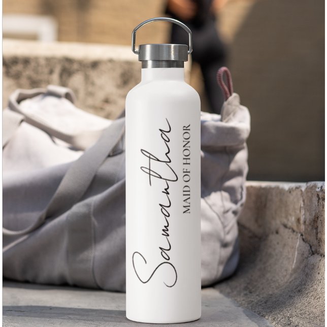 Personalised Maid Of Honour Gift Ideas Water Bottle (Creator Uploaded)