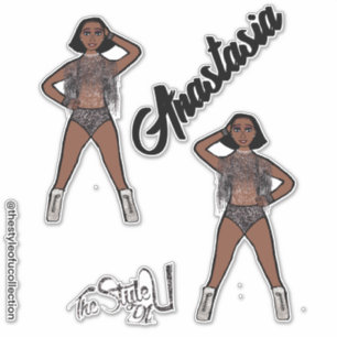 Personalised Majorette / Dancer Pewter Fringe