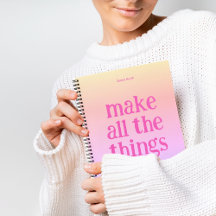 Personalised Make All The Things Journal