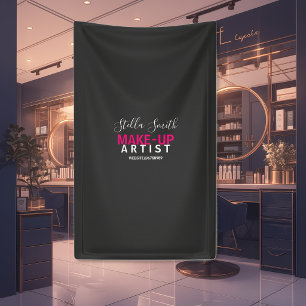 Personalised Makeup Artist Standard Banner