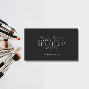 Personalised Makeup Artist Standard Magnetic Business Card