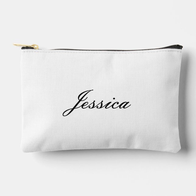 Personalised Makeup Bag,Custom Bag, bridesmaid  Accessory Pouch (Front)