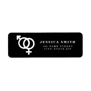 Personalised Male and Female symbols