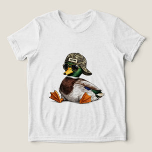 Personalised Mallard Duck — Funny Valentine’s Day Tri-Blend Shirt