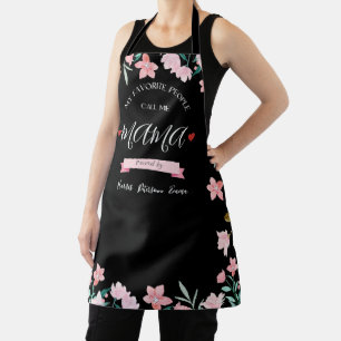 Personalised Mama Apron With Kids' Names