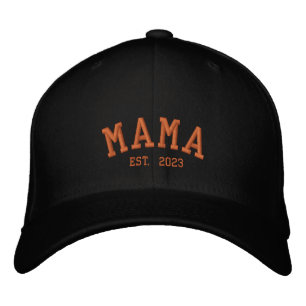 Personalised Mama est.  Embroidered Hat