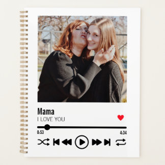 Personalised Mama I Love You Mother's Day Planner