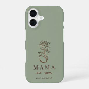 Personalised MAMA Rose Ivory iPhone Case