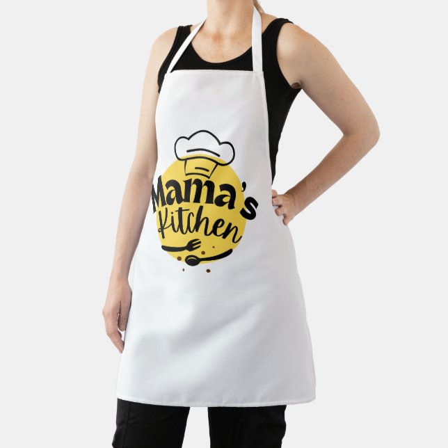 personalised Mama,s Kitchen Apron  (Insitu)