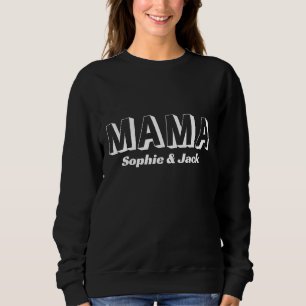 Personalised Mama Sweatshirt with Kid Names