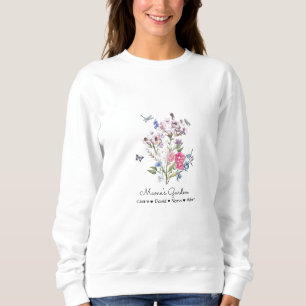 Personalised Mama's Garden Sweatshirt