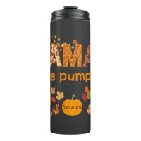 Personalised Mama's Little Pumpkins Cute Fall Mum