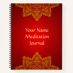 Personalised Mandala Meditation Journal