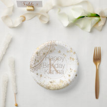 Personalised Mandala with Gold Stars Monogram