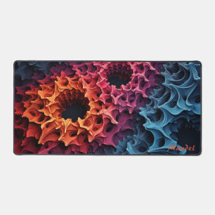 Personalised Mandelbrot Julia Set Desk Mat