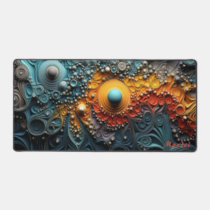 Personalised Mandelbrot Julia Set Desk Mat