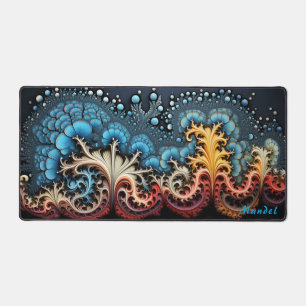 Personalised Mandelbrot Julia Set Desk Mat