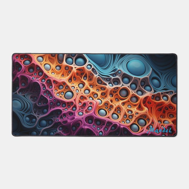 Personalised Mandelbrot Julia Set Desk Mat (Front)