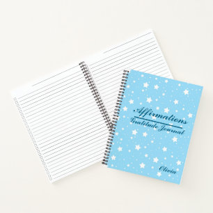 Personalised Manifestation Gratitude Self Care  Notebook