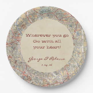 Personalised Map Plates
