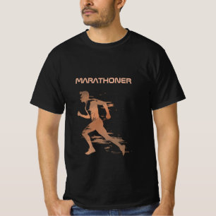 Personalised Marathon Runner Gift T-Shirt