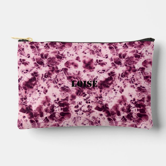 Personalised Marble Custom Zipper Pouch (Front)