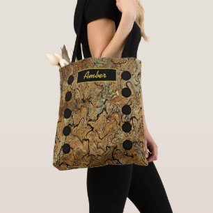 Personalised Marbled Tote Bag