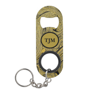 Personalised Marbleised Decorative Black Gold