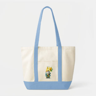 Personalised March Birth Month Garden Gnome Tote Bag