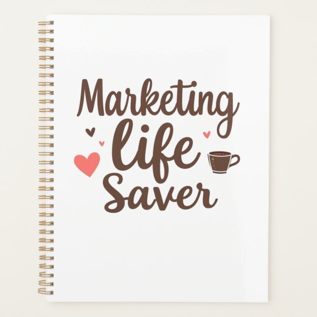 Personalised Marketing Life Saver Planner (Front)