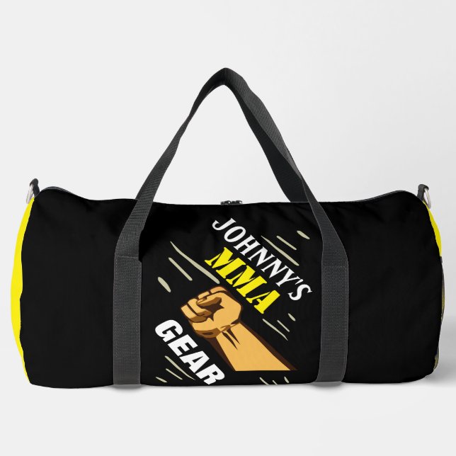 Personalised Martial Arts Gym Duffel Bag (Front)