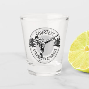 Personalised Martial Arts JUDO Japan Combat Sport Shot Glass