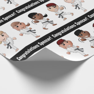 Personalised Martial Arts Multi-Occasion Wrapping Paper